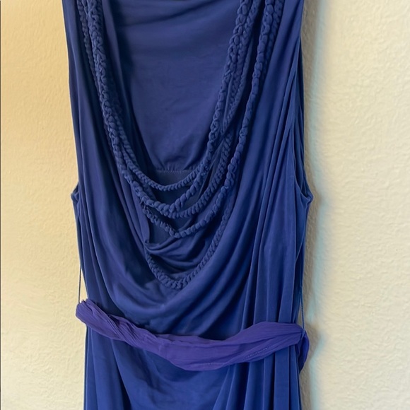NWOT Free People Royal Blue Boho Dress Sz M - Picture 3 of 12